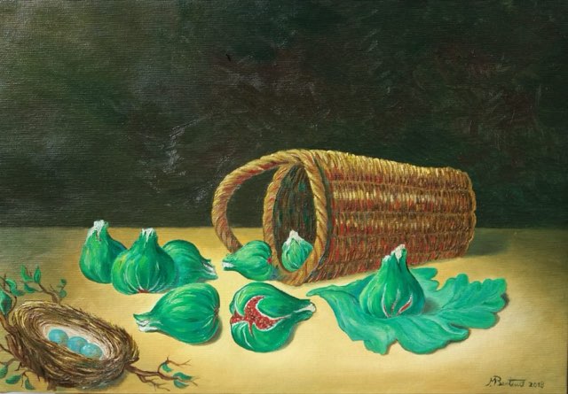 Fichi con nido di uccelli