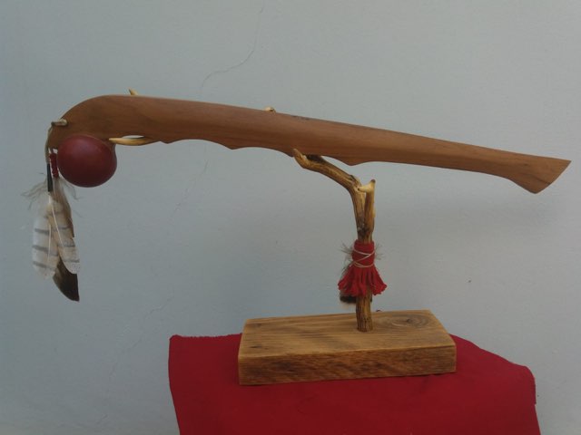 Mazza con testa a palla (ball headed war club)